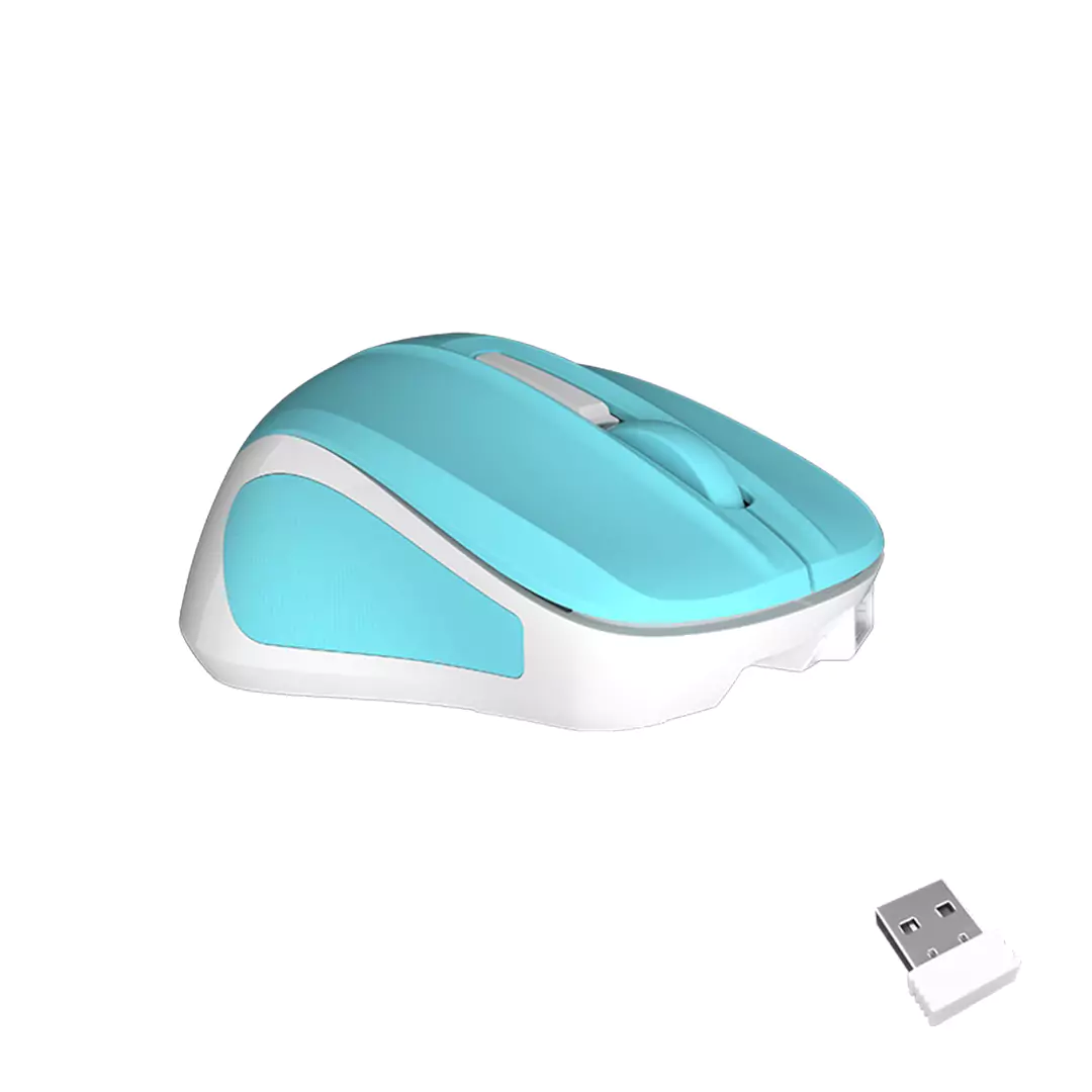 Meetion MiniGo BT Dual-Mode Bluetooth Wireless Mouse - Pink - Image 2