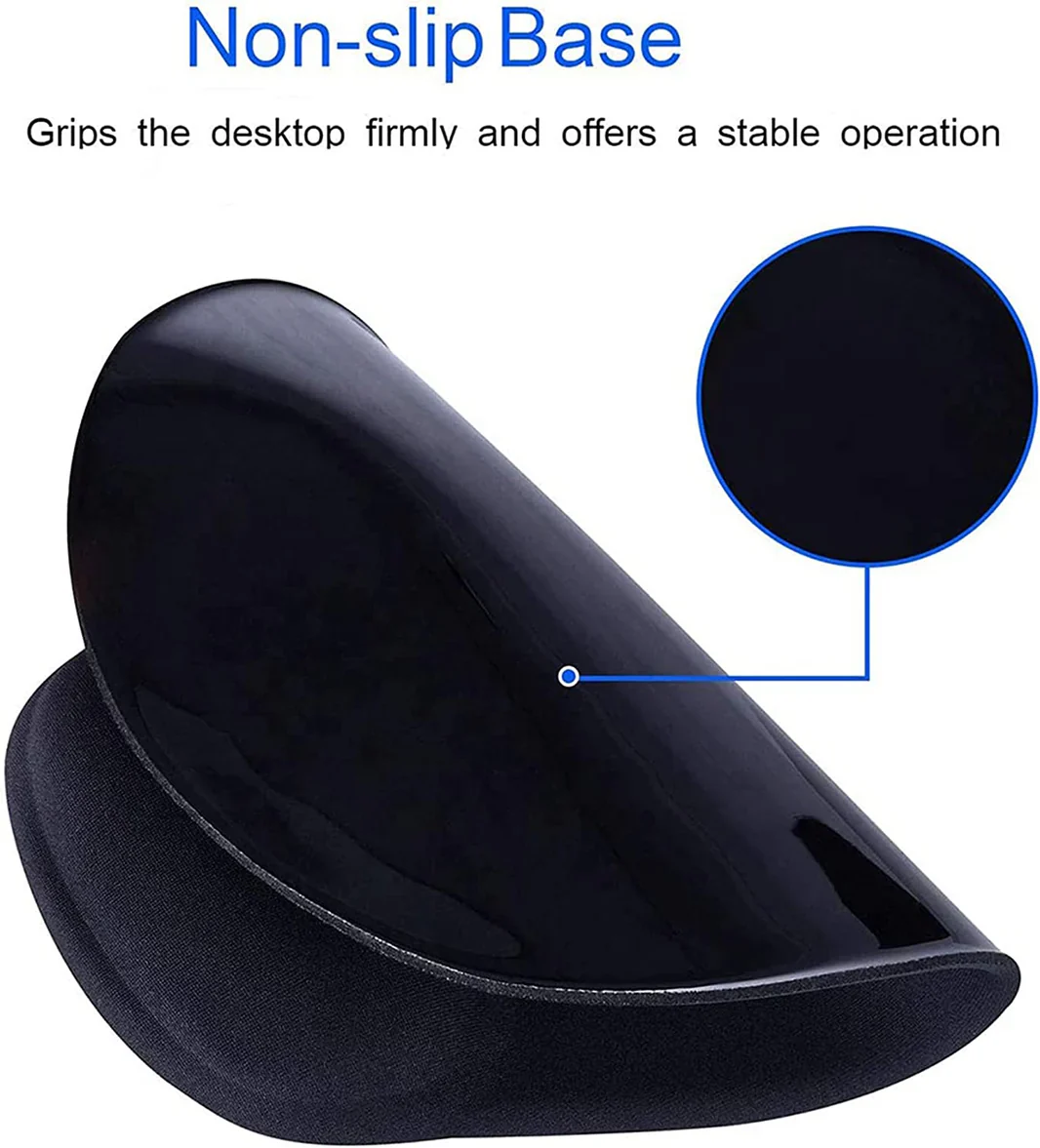 Mouse Pad With Gel Wrist Support Black - Image 5