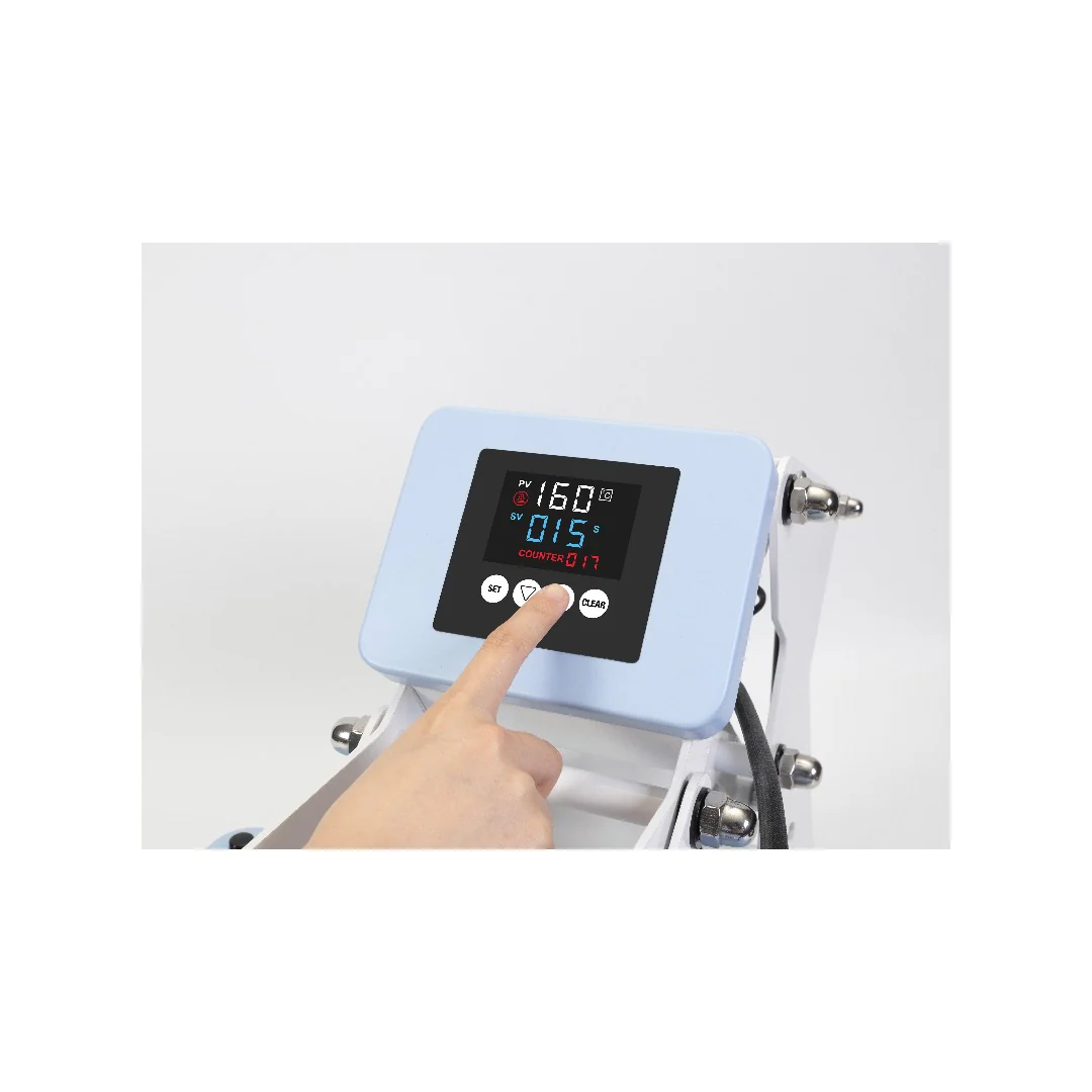 Otter Auto Drawer Flat Heat Press – 38 x 38cm / Light Blue - Image 11