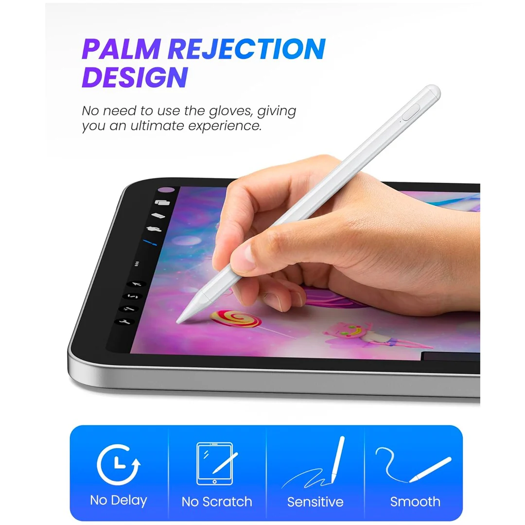 Pencil Pro Smart Stylus for iPad with Palm Rejection & Tilt - Image 7