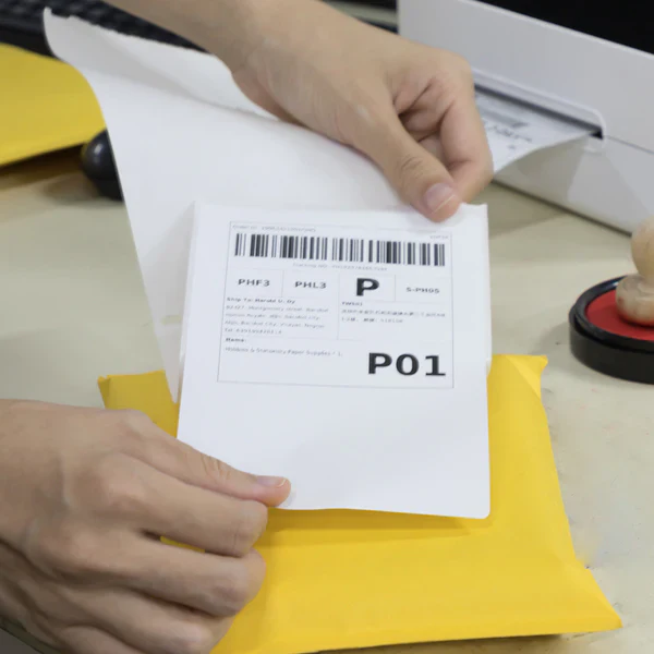 Phomemo 4×6 Fanfold Direct Thermal Shipping Labels – 500 Labels - Image 6