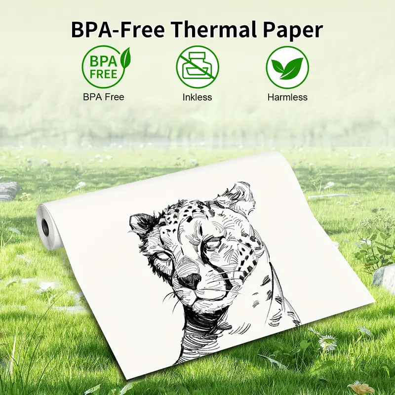 Phomemo A4 Thermal Paper Roll - 210mm x 6.5m - Q22-RMSG10-LTRM8 - Image 6