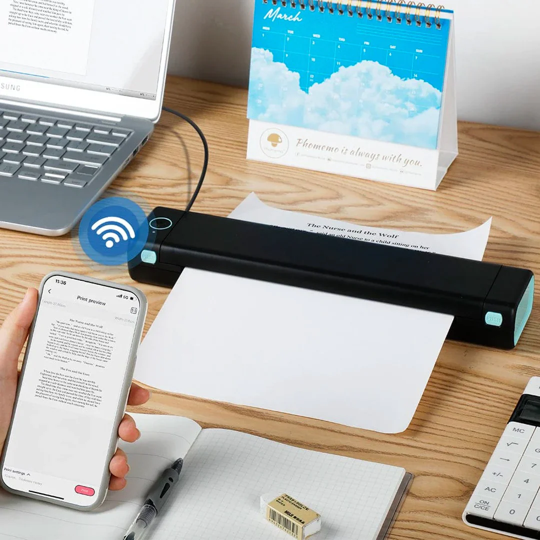 Phomemo M08F A4 Portable Thermal Printer - Image 5