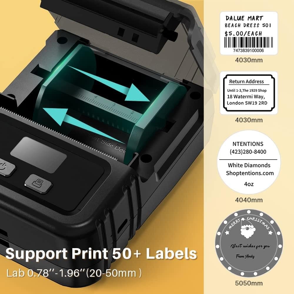 Phomemo M120 Bluetooth Portable Thermal Business Label Maker - Image 4