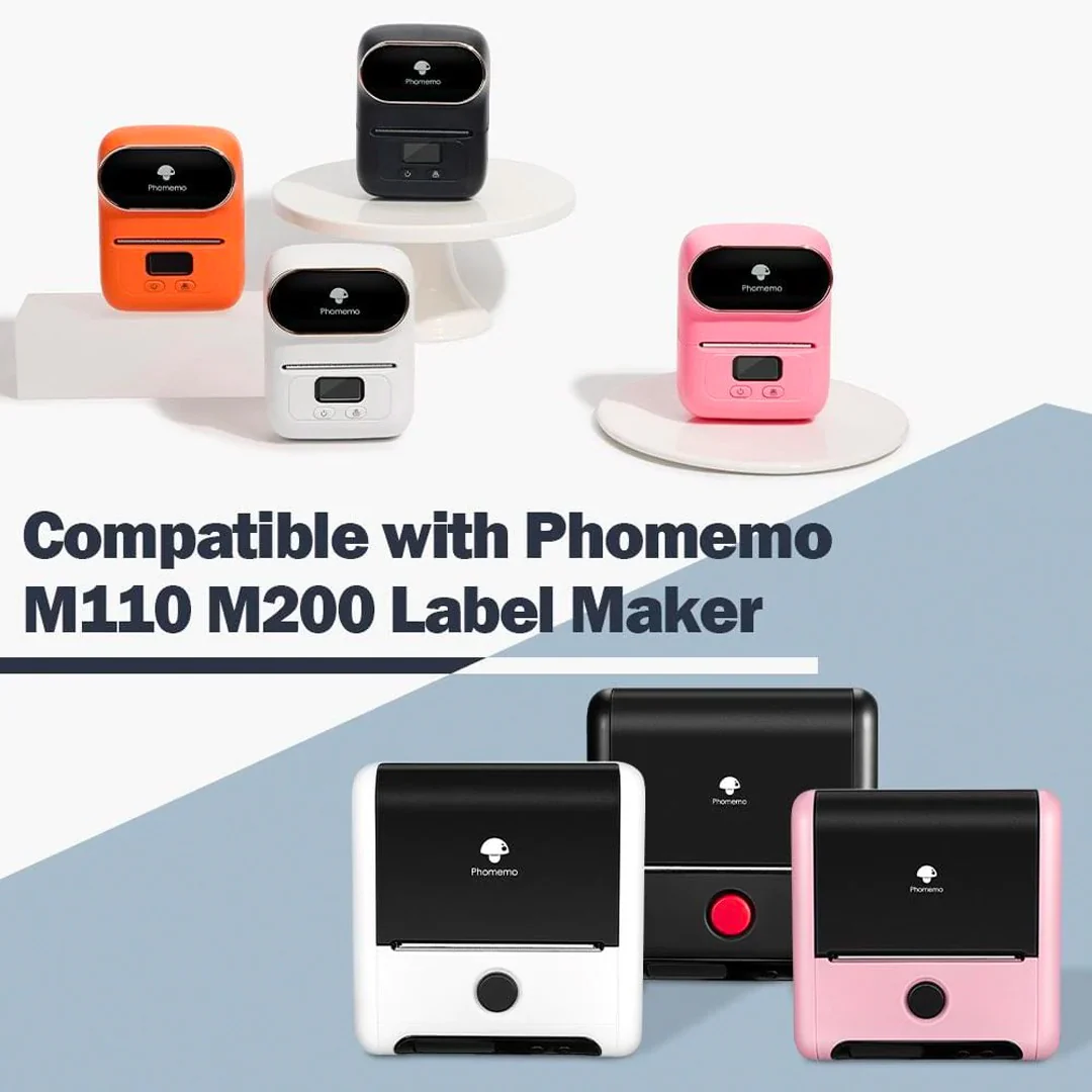 Phomemo Printer Labels 40 x 40mm Round White Label – 1 Roll (180 labels/per roll) - XY4040 - Image 4