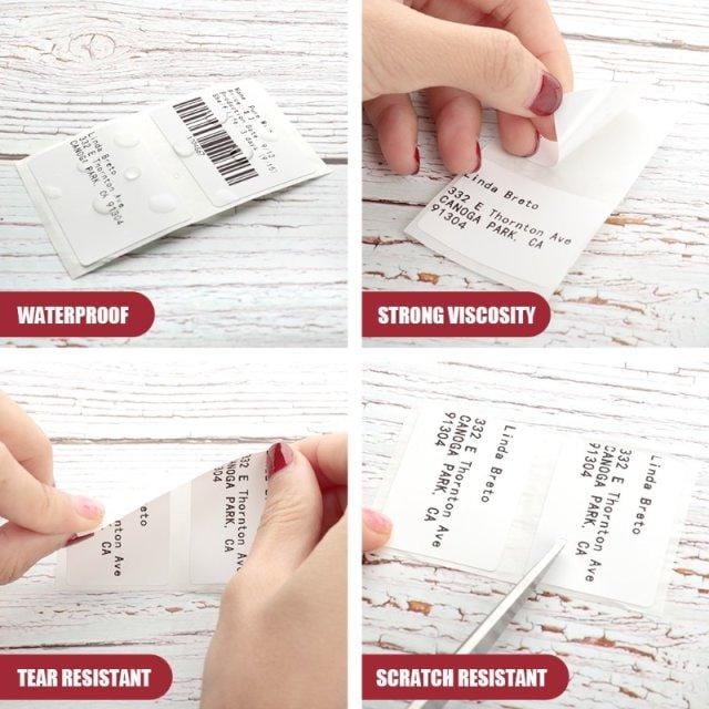 Phomemo Printer Labels 50 X 30mm Square White – 1 Roll (230 labels/per roll) - XP5030 - Image 3