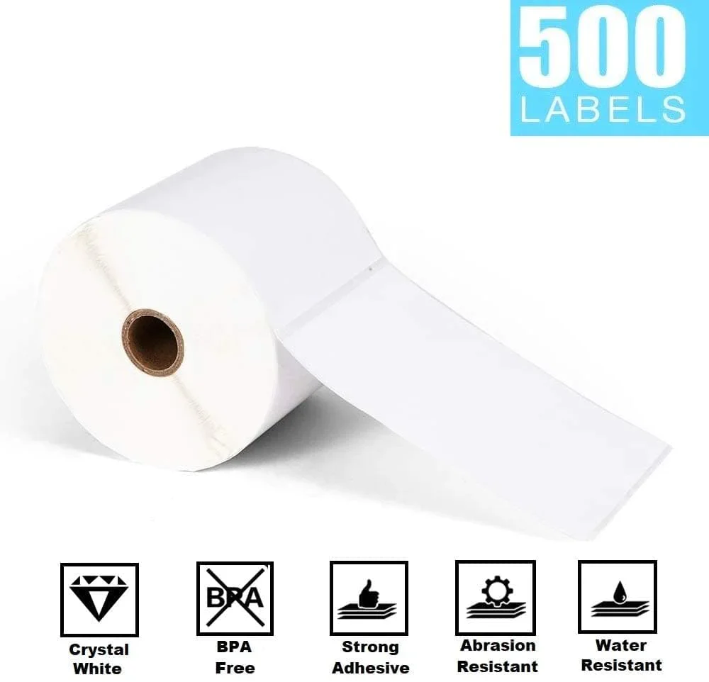 Phomemo Thermal Direct 4×6 Shipping Labels – Roll of 500 Labels - Image 2