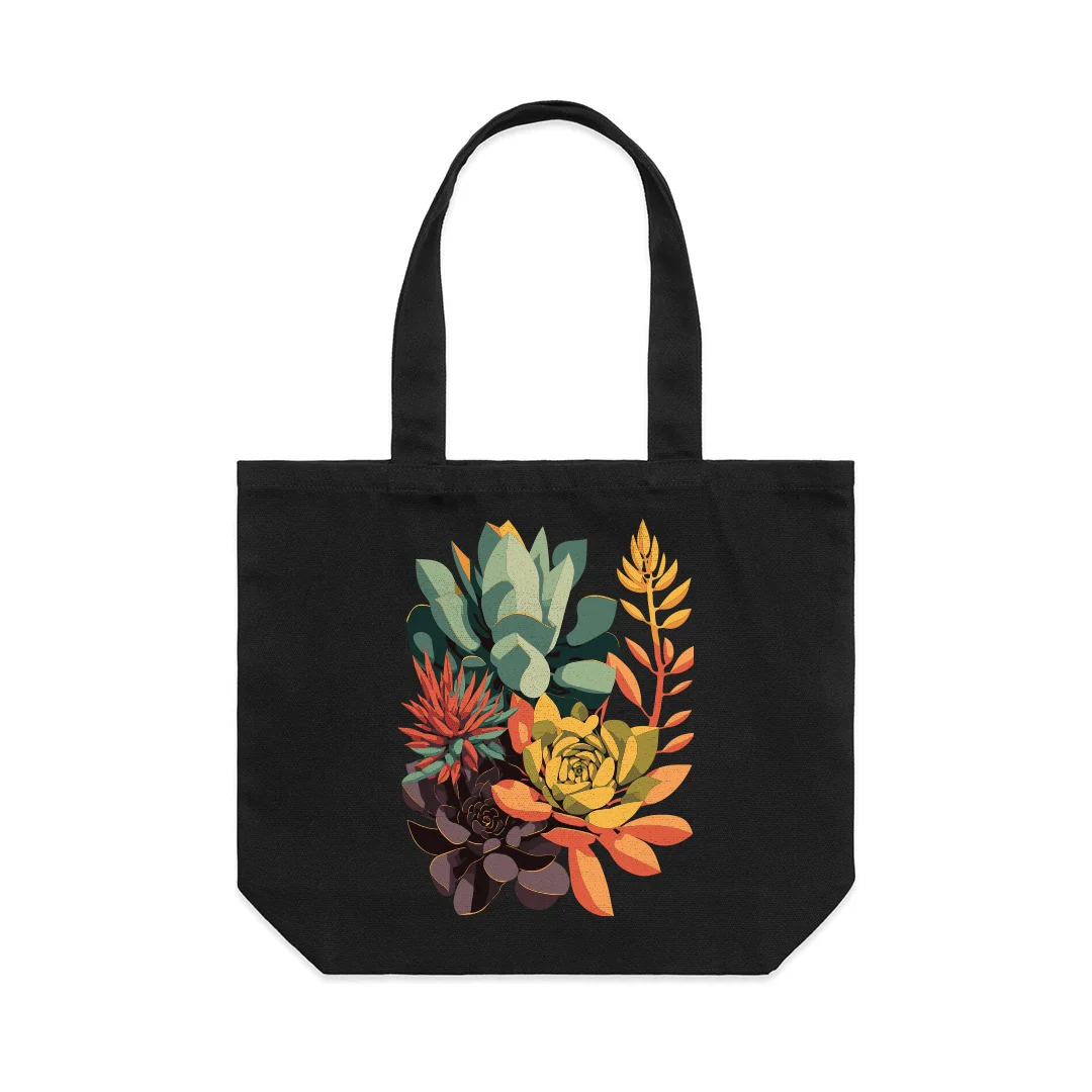 Plain Cotton Tote Bag for Printing – A3 Black/ Printing not Included - Image 2