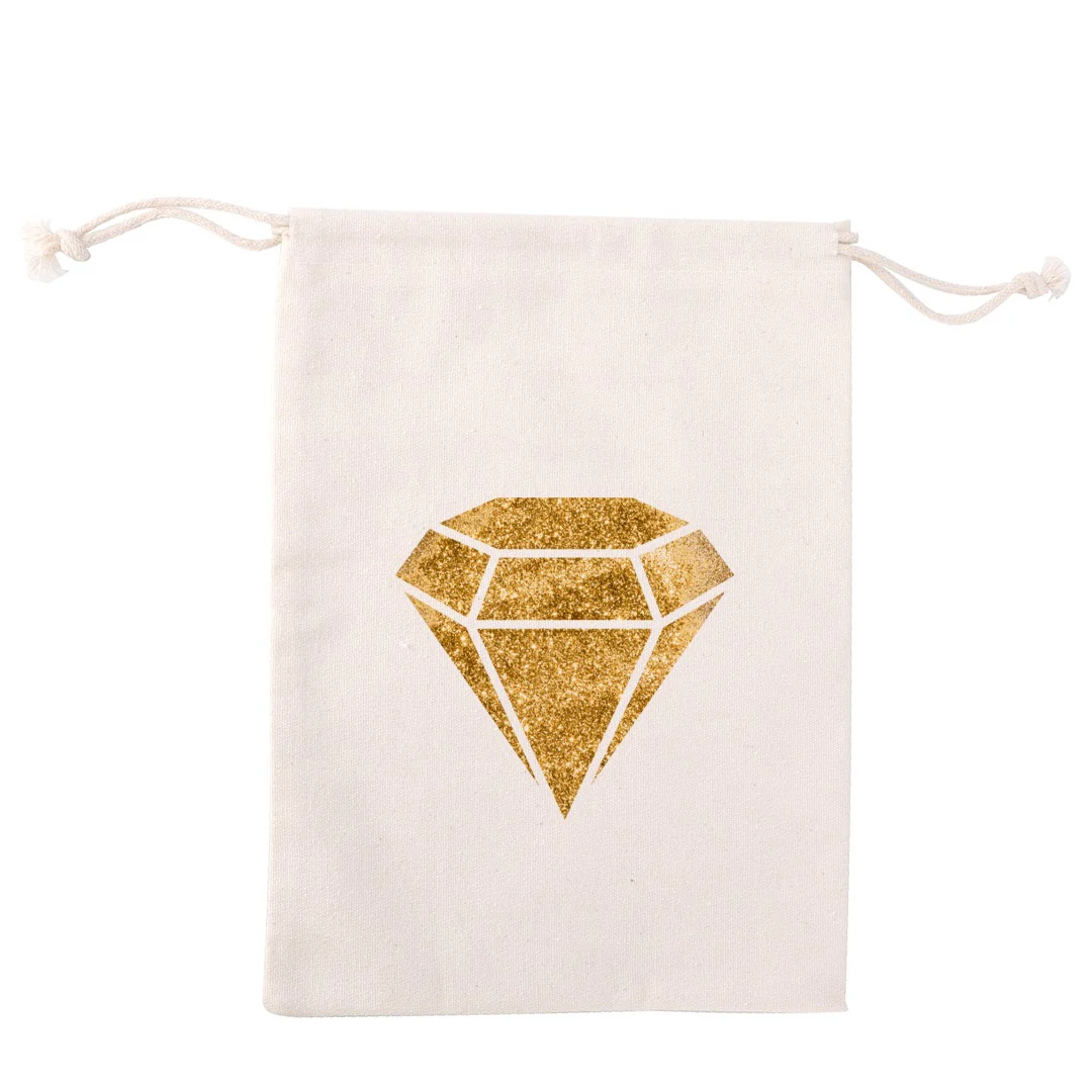 Plain Cotton Pouch White – 12 in x 7.5 in/ 1 Dozen/ Printing not Included - Image 2