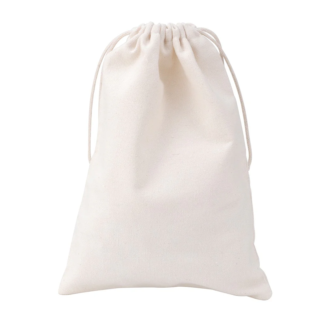 Plain Cotton Pouch White – 12 in x 7.5 in/ 1 Dozen/ Printing not Included - Image 3