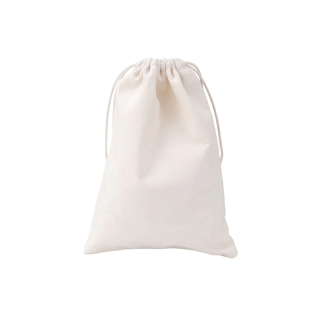 Plain Cotton Pouch White – 17 x 13 cm/ 1 Dozen/ Printing not Included - Image 2