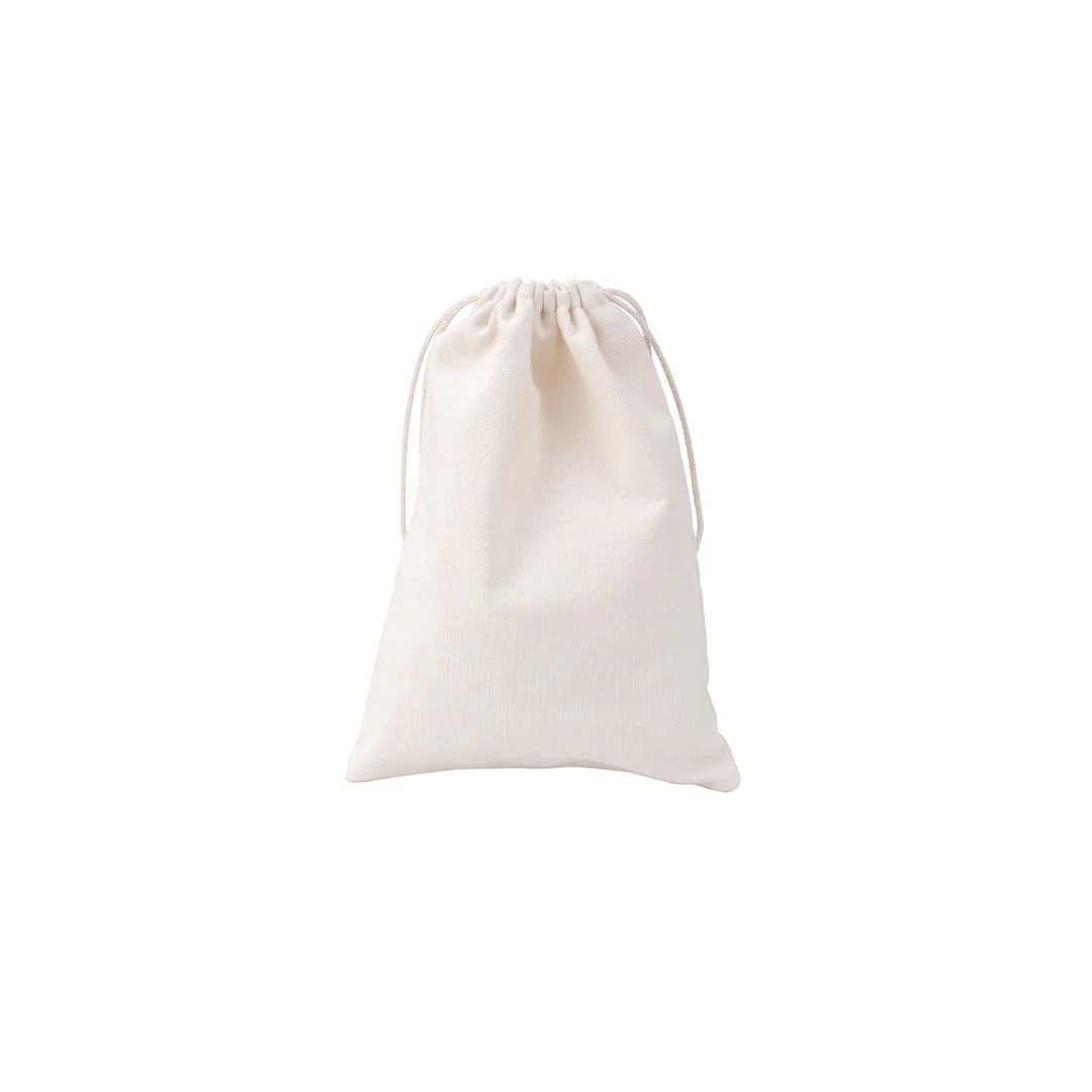 Plain Cotton Pouch White – 5.3 in x 3.7 in/ 1 Dozen/ Printing not Included - Image 3