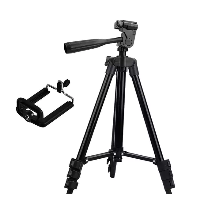 Portable Universal Adjustable Tripod Stand 3120A – For Mobile Phones & Cameras
