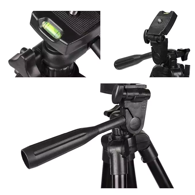 Portable Universal Adjustable Tripod Stand 3120A – For Mobile Phones & Cameras - Image 3
