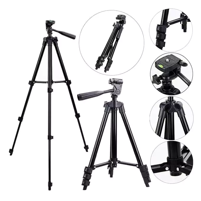 Portable Universal Adjustable Tripod Stand 3120A – For Mobile Phones & Cameras - Image 6