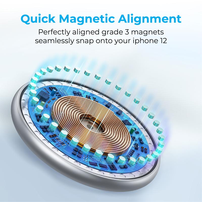 PROMATE Auramag Magnetic 15W Wireless Charger - Image 3