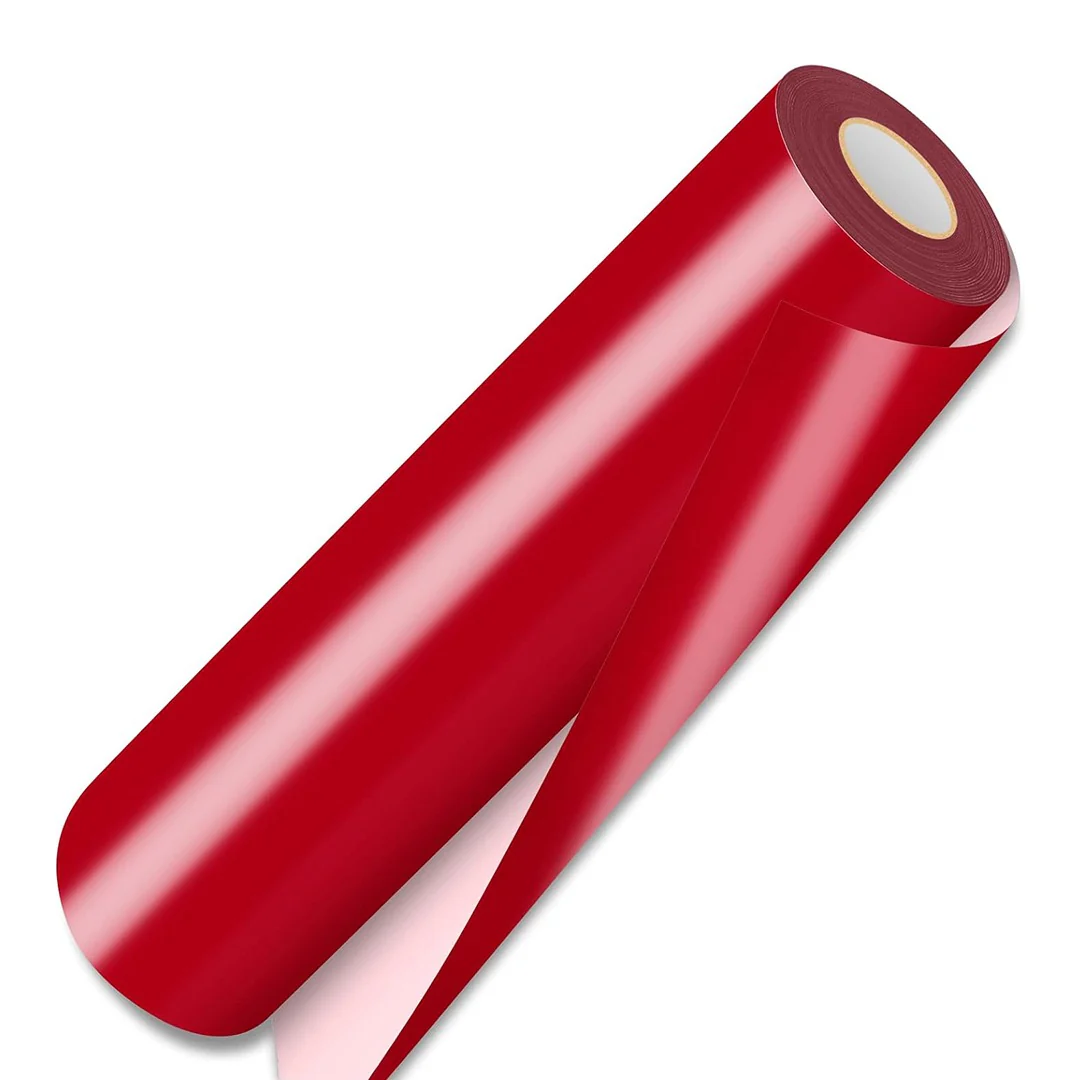 Red PU Flex Vinyl Sticker Roll – 50cm x 1m
