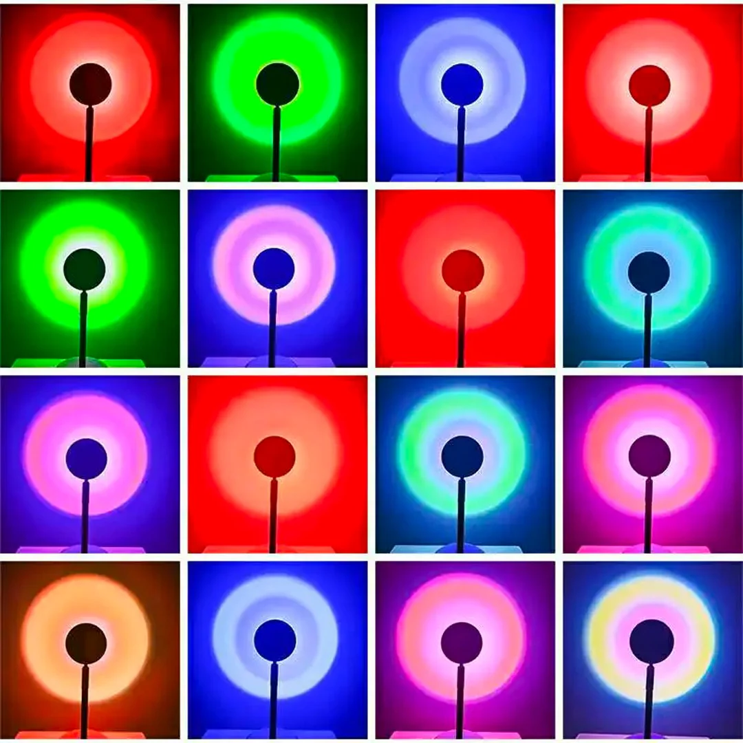 Remote Controlled Rainbow Color Night Light Table Lamp for Bedroom, LED Atmosphere Lighting - Image 8