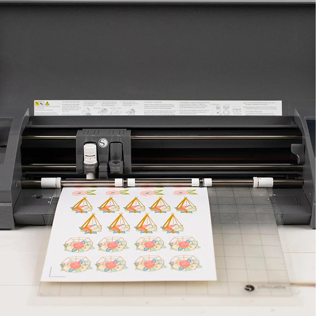 Silhouette Adhesive Sticker Paper – 8.5 in X 11 in/ 8 Sheets/ White - Image 3