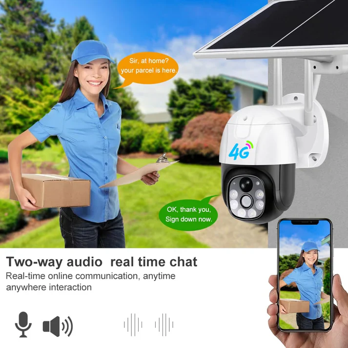 Solar-Powered V380 Security Camera - 4G - Image 3