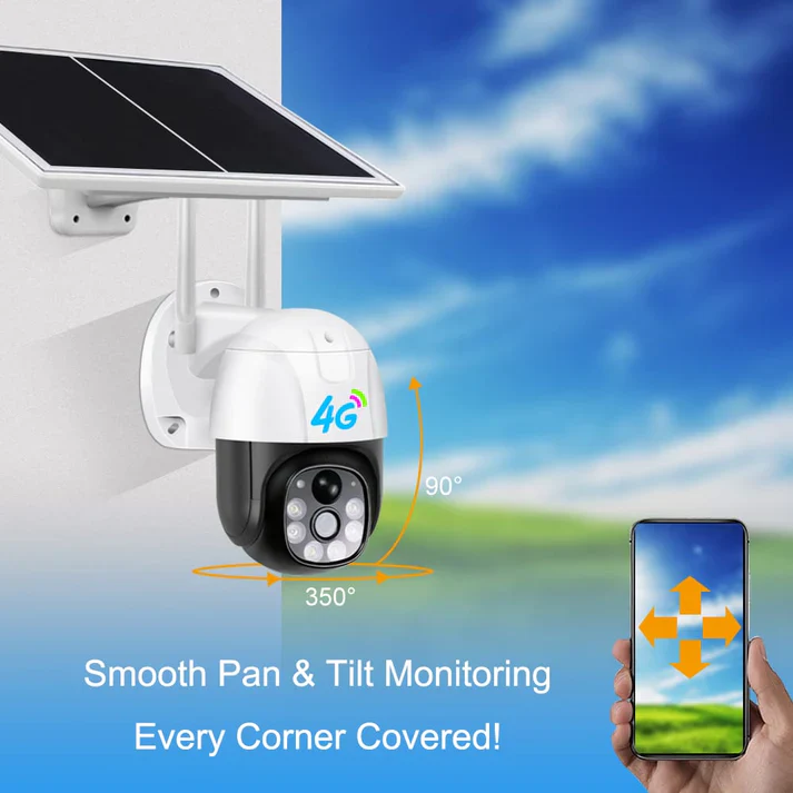 Solar-Powered V380 Security Camera - 4G - Image 4