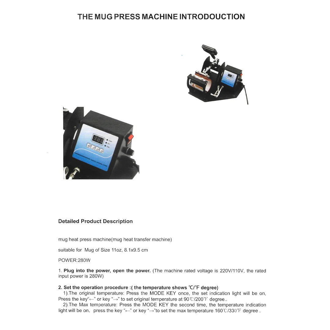 Single Sublimation Mug Heat Press Machine - Image 6