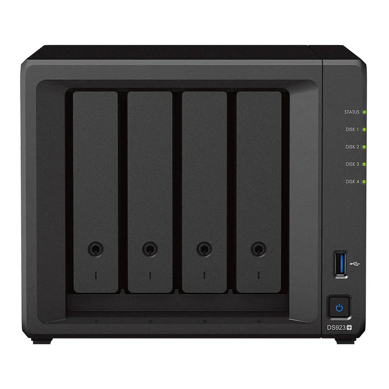 Synology DiskStation DS923+ – SATA / 4-Bays / USB / LAN / eSATA / Desktop