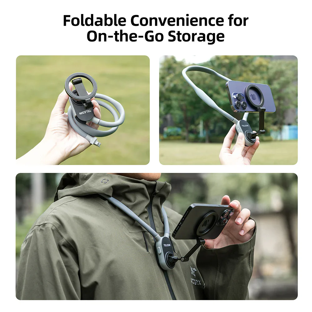 TELESIN Smartphone Magnetic Neck Holder - Image 14