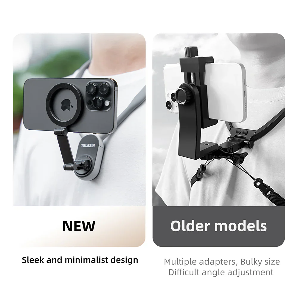 TELESIN Smartphone Magnetic Neck Holder - Image 7