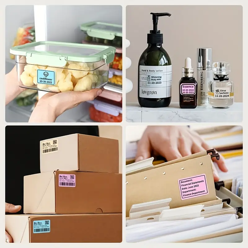 Thermal Label 230 Labels/Roll – Pink/ 40x30mm/ Compatible with M110/M120/M200/M220/M221 Label Printers - Image 5