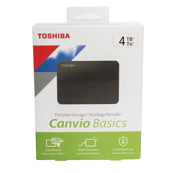 Toshiba Canvio Basics 4TB External USB 3.0 Portable Hard Drive – HDTB440XK3CA - Image 5