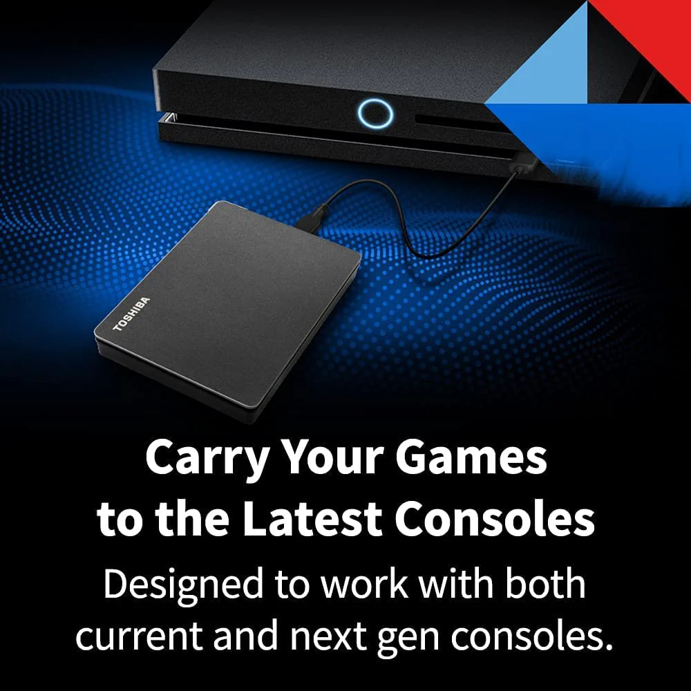 Toshiba Canvio Gaming 4TB Portable External Hard Drive USB 3.0, Black for PlayStation, Xbox, PC & Mac – HDTX140XK3CA - Image 7