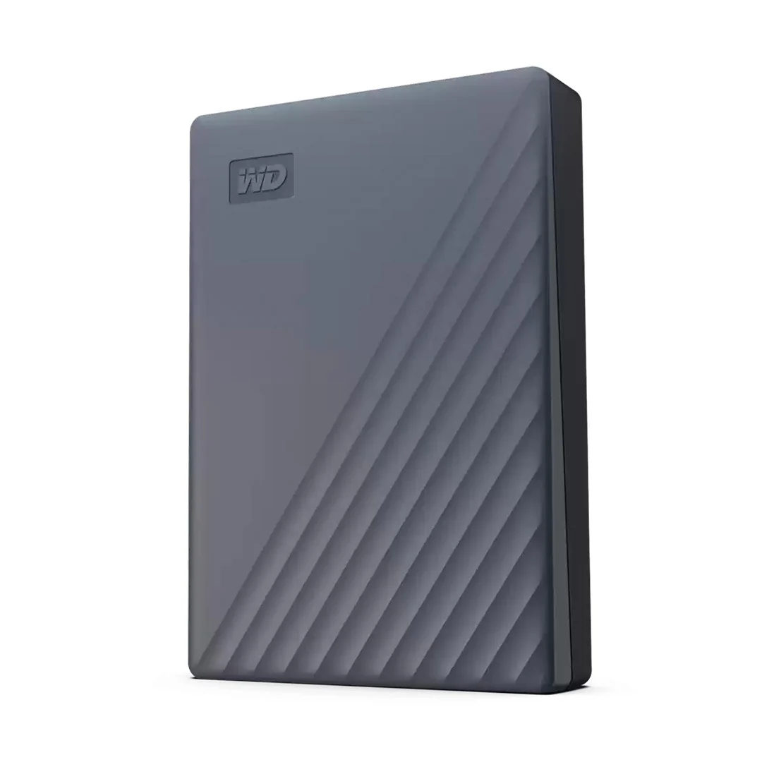 WD My Passport – 5TB / USB 3.2 Gen 1 / Work with USB-C / Silicon Grey / External Hard Drive - Image 2